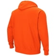 thumbnail image 3 of Men's Colosseum Orange Bucknell Bison Arch and Logo Pullover Hoodie, 3 of 3