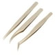thumbnail image 5 of Pinzas Para Pestañas, Curvas Antiestáticas De Acero Inoxidable, Pinzas Para Pestañas De Punta Fina De Alta Precisión Para El Hogar Para Mujeres, 5 of 7