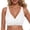 White-2, variant on Bikini Top for Women Solid Color V Neck Push Up Padded Swimsuit Cross Strap Style Swim Tops Only(White,S)