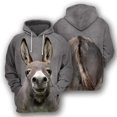 thumbnail image 2 of Sudadera con capucha con estampado de oveja, alpaca, toro y caballo para hombre, sudadera con capucha de manga larga con estampado 3D de animales, abrigo con capucha de gran tamaño para la calle, 2 of 5