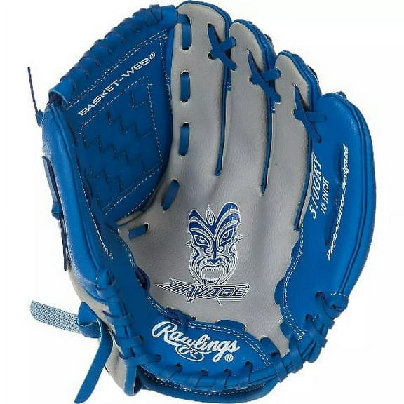 Rawlings Kids' Savage Series 10" Youth Baseball Softball Glove, Right Hand Throw