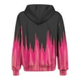 thumbnail image 4 of wycnly Sweatshirt Coat for Women Winter Hoodies Coat for Women Fashion Flame Print Zip up Drawstring Hooded Sweatshirt Coat Fall Lightweight Plus Size Outerwear Jacket with Pocket Weekly, 4 of 6