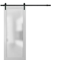 Sliding Lite Barn Frosted Glass Door 30 x 96