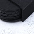 thumbnail image 3 of DEEPCRAFF 8Ud Manteles Individuales De Fieltro Negro Para Vasos Con Aislamiento Térmico, 3 of 6