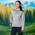 thumbnail image 5 of Mossy Oak Women's Quarter Zip Pullover, 5 of 8
