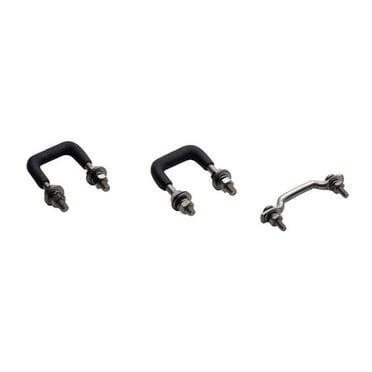 Kentrol 55-86 Jeep Windshield Tie Down Kit CJ - Polished Silver