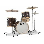 Pacific Classic Wood Hoop 3-Piece Shell Pack Bop Kit - Walnut Stain Finish