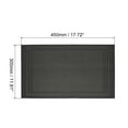 thumbnail image 2 of Uxcell Place Mats, 450x300mm Table Mats Pack of 2 Washable Woven Placemat Dark Gray, 2 of 6