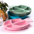 thumbnail image 4 of Assiette à Succion Divisée en Silicone pour Bébés, Assiettes Portables pour Tout-Petits, 4 of 5