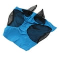 thumbnail image 5 of Horse Mesh Fly Mask Breathable Elastic Horse Face Mask with Ears Protection Riding Equestrian Equipment Blue, 5 of 5
