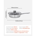 thumbnail image 5 of VEVOR Egg Poacher Pan, 4-Cup Poached Egg Maker, Stainless Steel Poaching Pan and Frying Skillet, with 4 Nonsitck Detachable Large Cups, Lid, and Silicone Spatula, Compatible with Induction Stovetop, 5 of 9