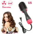 thumbnail image 2 of Areyourshop One Step Hair Dryer Brush Styler Straightening Curling Comb Hot Air Brush Hair Dryer Brush Styler for Straightening Curling Salon Negative Ion Ceramic Electric Blow, 2 of 9