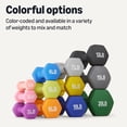 thumbnail image 4 of Neoprene Dumbbell Hand Weights, 4 of 6