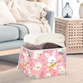 thumbnail image 5 of 16.5x12.6x11.8in Foldable Flip-Top Storage Bin, Dustproof Magic Tape Closure, Ideal for Home & Toy Organization，Cute Easter Bunnies, 5 of 7