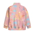 thumbnail image 5 of Uorisanigo Girls Oversized Sweatshirts Half Zip Pullover Sweatshirt Casual Gradient Dolphin Long Sleeve Pullover Top Fall Winter Clothes Quarter Zip Hoodies No Hood Athletic Tops, 5 of 7