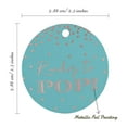 thumbnail image 6 of Inkdotpot Real Rose Gold Foil Ready To Pop Baby Shower Tags Favor Hang Paper Tags 100 Pieces, 6 of 7