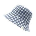 thumbnail image 5 of Empire Cove Checkered Tile Reversible Bucket Hat Fisherman Cap Women Men Blue, 5 of 5
