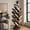 Brown, variant on HOMRELEXA 17-Tier Tree Bookshelf, 360° Rotating Bookcase with Wheels, Freestanding Storage Organizer for Home Office and Living Room, Brown