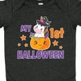 thumbnail image 4 of Inktastic My 1st Halloween with Unicorn Witch Girls Baby Bodysuit, 4 of 5