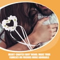 thumbnail image 4 of SHISUYAN Heart Wand for Girls Decor Foam Ribbon Assorted Color Lightweight Birthday Parties Pretend Play 2pcs, 4 of 9