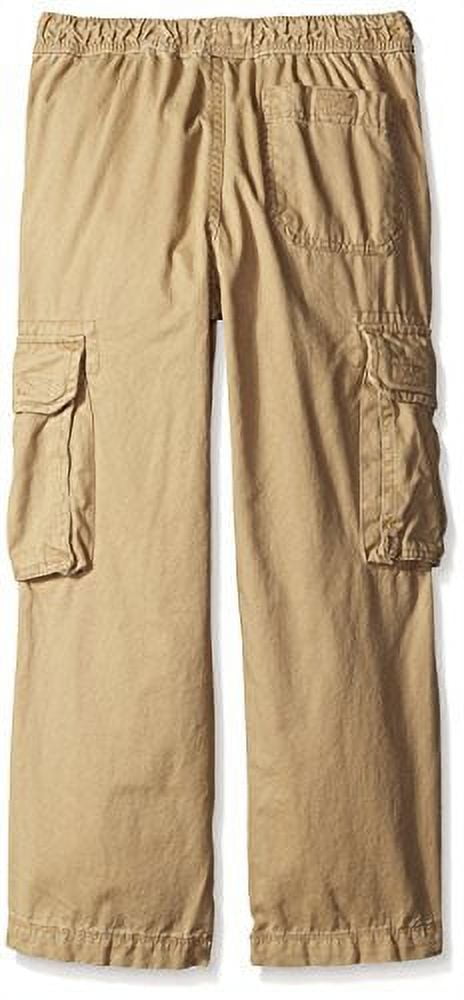 Amazon.com: Boys Cargo Pants Cotton Casual Pants Elastic Waist Hiking  School Uniform Sweatpants Joggers (Green, 6-7): Clothing, Shoes & Jewelry