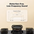 thumbnail image 4 of DOSS SoundBox Ultra Altavoz Bluetooth con audio de canal de sonido 2.1, sonido superior de 80 W con graves profundos, dos tecnologías DSP, tiempo de reproducción de 18 horas, Bluetooth 5.3, altavoz in, 4 of 5