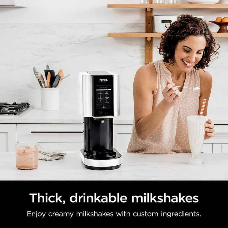 キッチン家電 Ninja CREAMi NC301HWH Ninja CREAMi 7-in-1 Ice Cream Maker, White (NC301) - Walmart.com