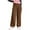 Brown, variant on Kovlvoll Teen Girls Clothes Winter Sherpa Pants High Elastic Waisted Cinch Bottom Pant Fuzzy Fleece Lined Thick Warm Homewear Trousers