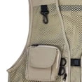 thumbnail image 6 of Mesh Fly Fishing Vest with Pockets Removable Photographer Lightweight Utility Vest Breathable Coat for Men Women Camping, Outdoor, Climbing M, 6 of 7