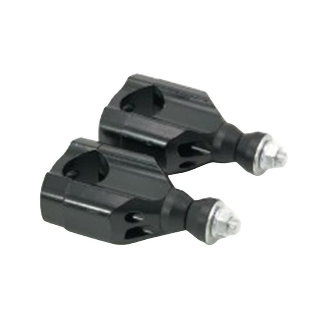 jinwen 2x 28MM 1 1/8" Handlebar Riser Mount Clamps Motorcycle Dirt Bike ATV Black