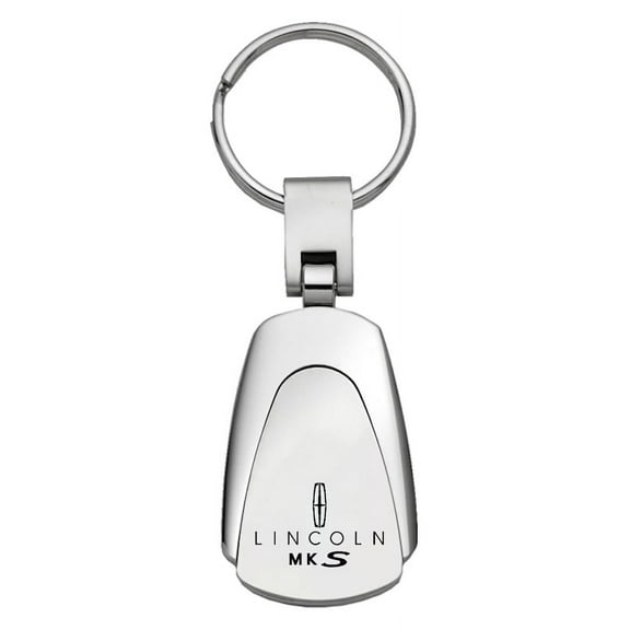 Lincoln MKS Teardrop Key Chain (Silver)