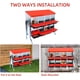 thumbnail image 5 of Garvee caja nido metálica para gallinas ponedoras, con orificios de ventilación y percha abatible, ideal para gallinero, gallinas, ponedoras y patos, 5 of 7