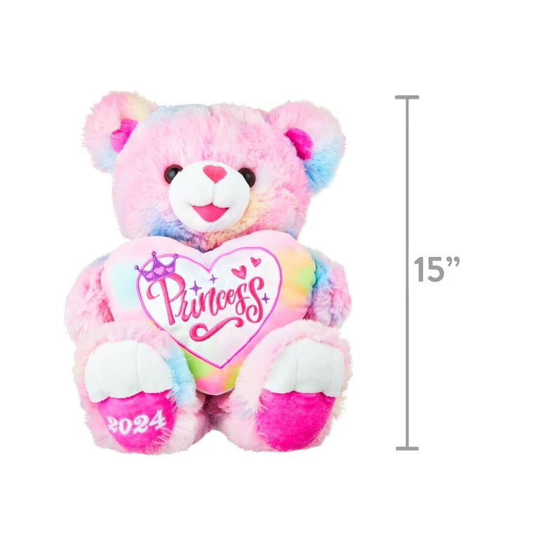 15In Rainbow color Teddy Bear Plush Toy for Adult Way to