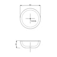 thumbnail image 2 of Gardena Series Deco-Glass Vessel Sink in Brushed Silver, 2 of 5
