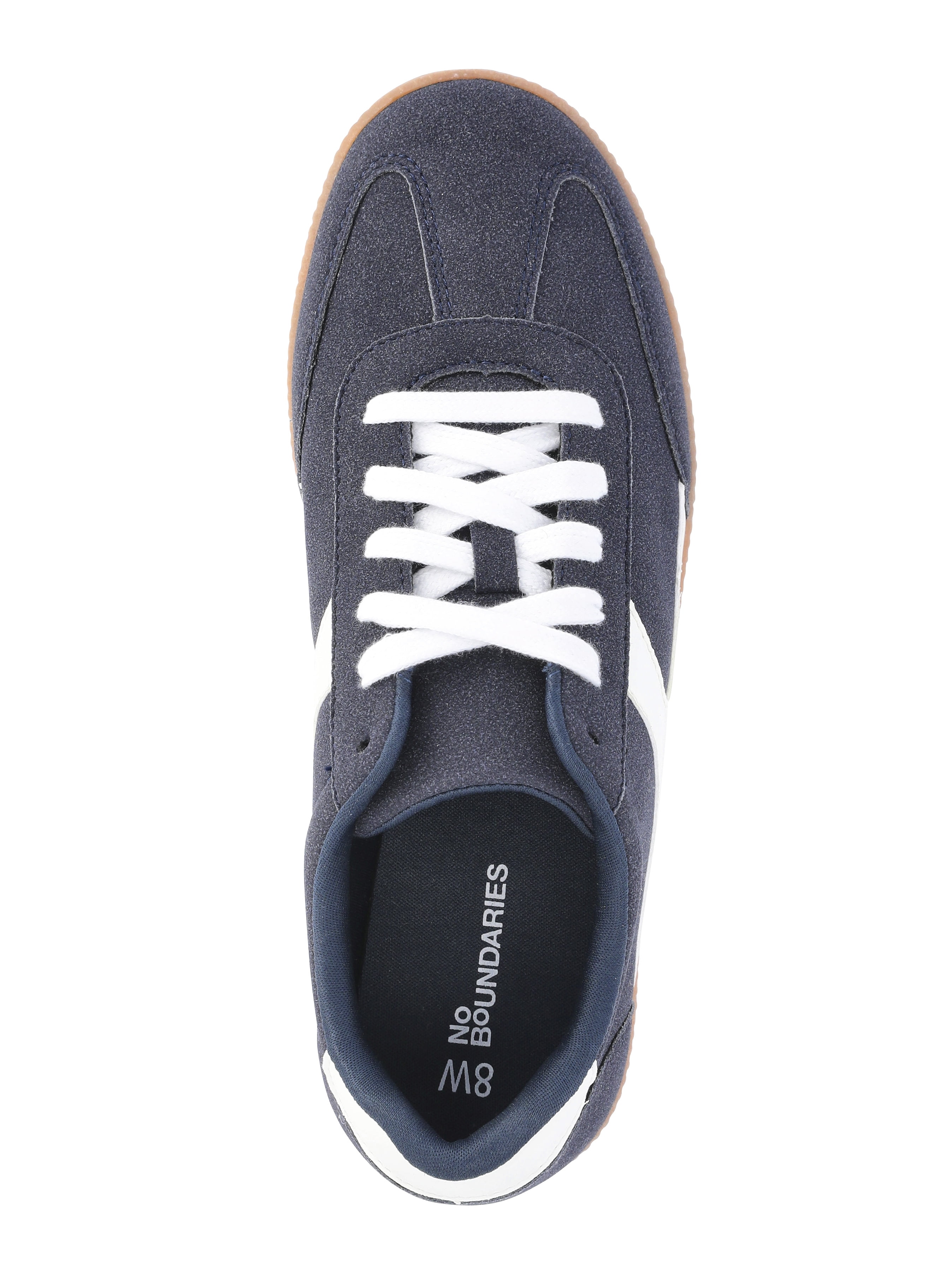 No Boundaries Women's Lace Up Sport Sneakers, Wide Width Available