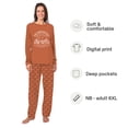 thumbnail image 2 of Turkey Funny Thanksgiving Matching Pajamas For Family With Plus Size, 2 Pieces, 2 of 7