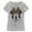 Athletic Heather, variant on Girl's Mickey & Friends Minnie Mouse Cheetah Print Bow  Graphic Tee Mint Large
