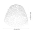thumbnail image 3 of 1Pc Metal Hollow-out Lampshade Indoor Hanging Lamp Cover Ceiling Lamp Accessory, 3 of 8