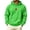 Green A4, variant on Antinious Men Solid Round Neck Long Sleeve Hooded Outer Pockets Loose Knit Casual Basic Sweatshirt