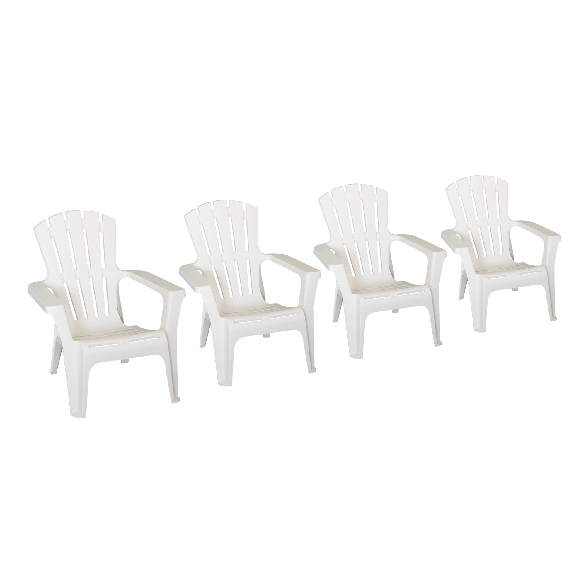 Incadozo Adirondack Chair in White (4 Pack) by Bestsign International Inc