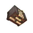 thumbnail image 4 of Wisewang Wooden Jewelry Box Trinket Container with Mirror Jewelry Holder Case B Style Style A, 4 of 6