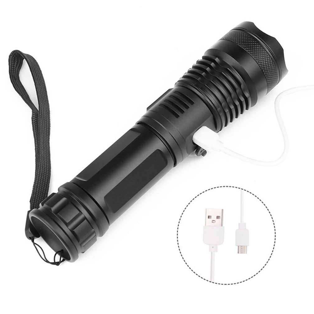 Details about   3 Modes Flashlight by AA Battery Camping Lamp Hunting Working Torch Portable 