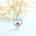 thumbnail image 6 of Crystal Heart Urn Necklace for Ashes - Memorial Cremation Jewelry for Ashes,Forever in My Heart Urn Locket for Ashes Stainless Steel Urns Pendant Keepsake Jewelry, 6 of 7