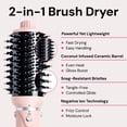 thumbnail image 2 of L'ANGE HAIR VolumeBoost 60mm 2-in-1 Ceramic Volumizing Brush Dryer | Fast Drying & Styling for Frizz-Free, Voluminous Blowouts | Ceramic-Coated Barrel (Blush), 2 of 7