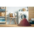 thumbnail image 2 of Ahgly Company Machine Washable Indoor Square Transitional Bright Maroon Red Area Rugs, 7' Square, 2 of 7