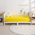 thumbnail image 4 of Lorviah 2 Pack Fitted Crib Sheet, 28"x 52" Ultra Soft Microfiber Crib Sheet for Boys & Girls, Yellow, 4 of 6