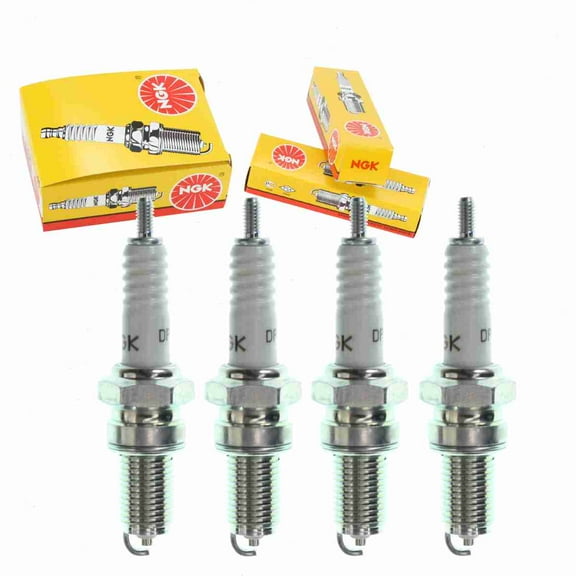 4 pc NGK 5829 Standard Spark Plugs for 09482-00332 4093 4153 4210 92070-1066 94701-00275 94703-00275 98069-58911 A6Y A6YC B14YC D8RTC D8TC X24EP-U X24EP-U9 Ignition Wire Secondary