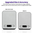 thumbnail image 3 of Etekcity Choice Smart Nutrition Scale Accurate Sensors Large Digital Display Kitchen Scale, 3 of 10