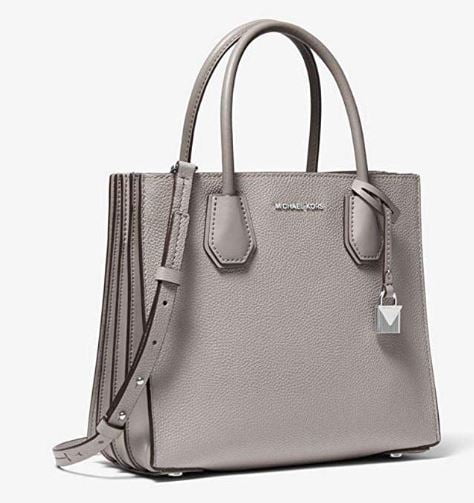 michael kors pearl grey crossbody bag