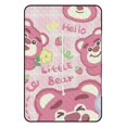 Cartoon Strawberry Bear Picnic Mat Foldable Waterproof and Sandproof